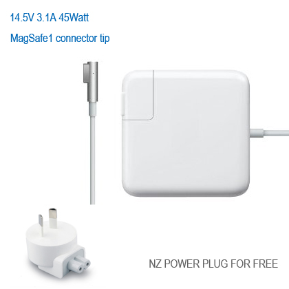 Apple 14.5V 3.1A 45Watt charger MagSafe1 tip