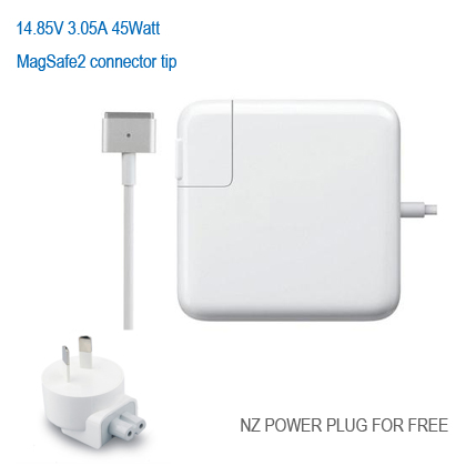 Apple 14.85V 3.05A 45Watt charger MagSafe2 tip