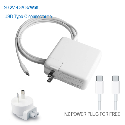 Apple 20.2V 4.3A 87Watt charger USB Type-C tip