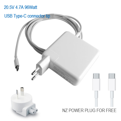 Apple 20.5V 4.7A 96Watt charger USB Type-C tip