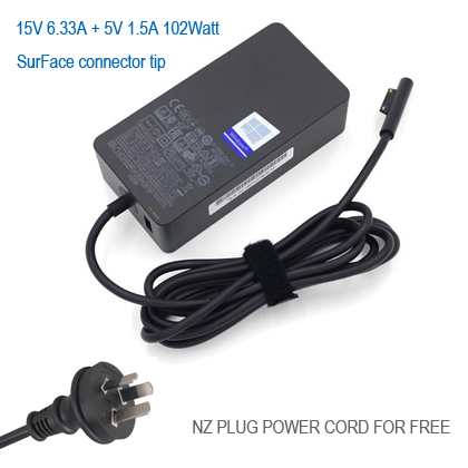 15V 6.33A 102Watt charger for Microsoft Surface Book
