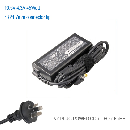 10.5V 4.3A 45Watt charger for Sony VAIO SVP1321O6R